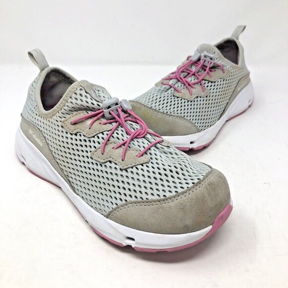 Columbia Sneakers Youth 5 Grey Orchid Big Kids Vent Drawstring Active Athletic - Picture 1 of 10